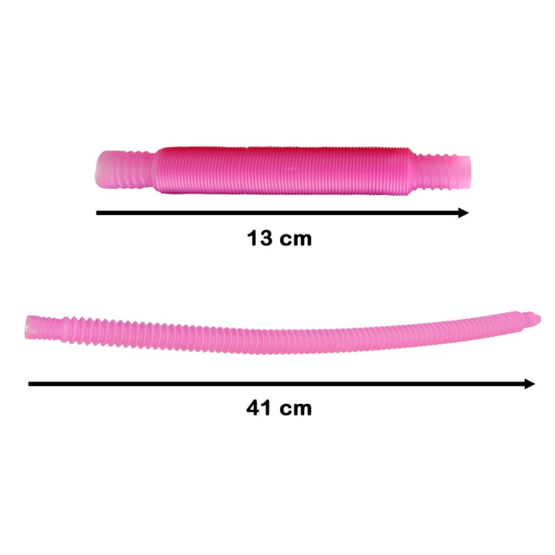 Rurki sensoryczne rozciągane Montessori КІК – 8 kolorów, 41 cm