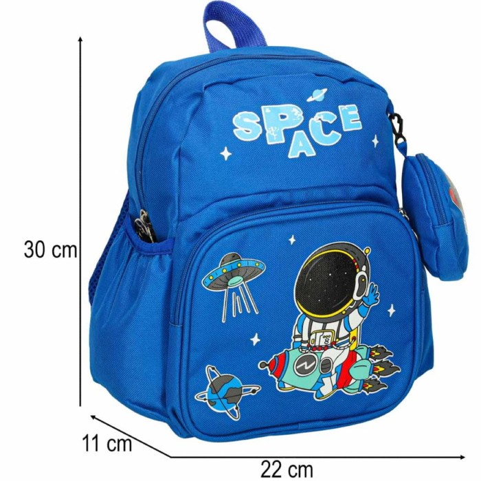 Plecak dziecięcy astronauta КІК СП. Z OO SP. К. 30x22x11cm