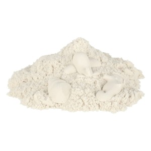 Piasek sensoryczny dla dzieci 1kg w woreczku biały