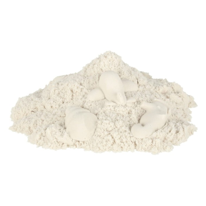 Piasek sensoryczny biały 1kg КІК СП. Z OO SP. К. – nie brudzi