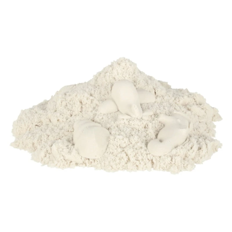 Piasek sensoryczny dla dzieci 1kg w woreczku biały