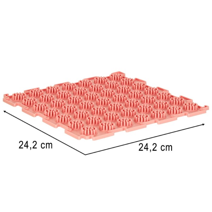 Mata sensoryczna puzzle КІК – masaż stóp, 8 elementów, kolorowa