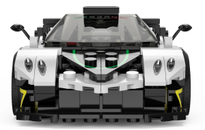 Autko 1:28 Pagani Zonda R Klocki Biały RASTAR