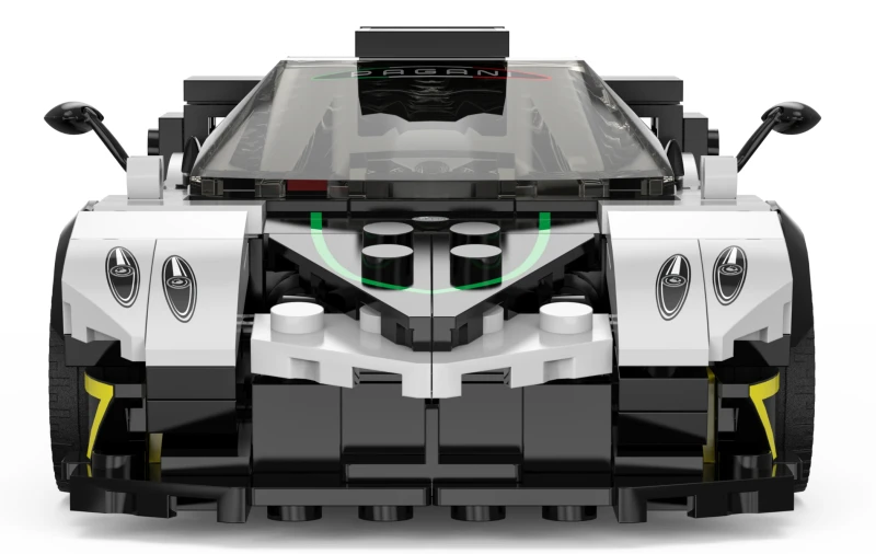 Model Pagani Zonda R Rastar 1:28 - klocki 387 elementów biały