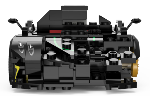 Autko 1:28 Pagani Zonda R Klocki Czarny RASTAR