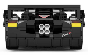 Autko 1:28 Pagani Zonda R Klocki Czarny RASTAR