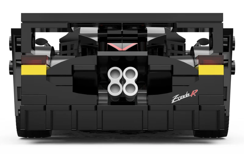Klocki Pagani Zonda R RASTAR 1:28 - model 387 elementów czarny