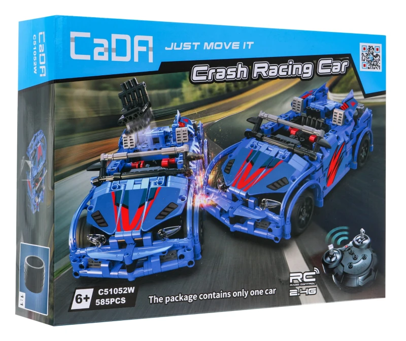 Klocki techniczne Ramiż CaDA RC Crush Racing Car 585 el. katapulta 6+