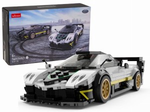 Autko 1:28 Pagani Zonda R Klocki Biały RASTAR