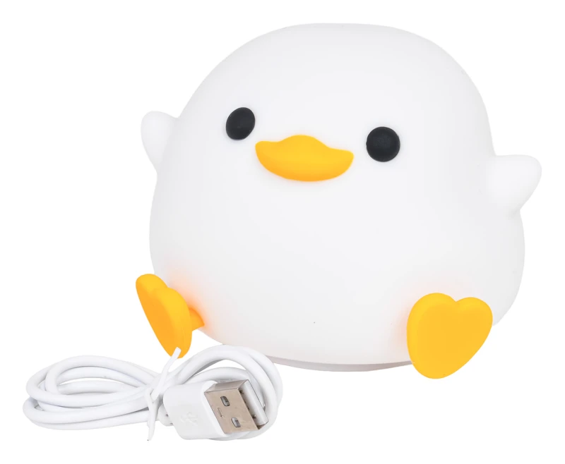 Lampka nocna Kaczuszka Ramiż – silikonowa, dotykowa, USB-C