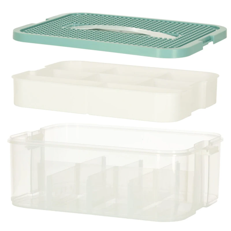 Organizer na klocki i zabawki КІК СП. Z OO SP. К. 8l z przegródkami