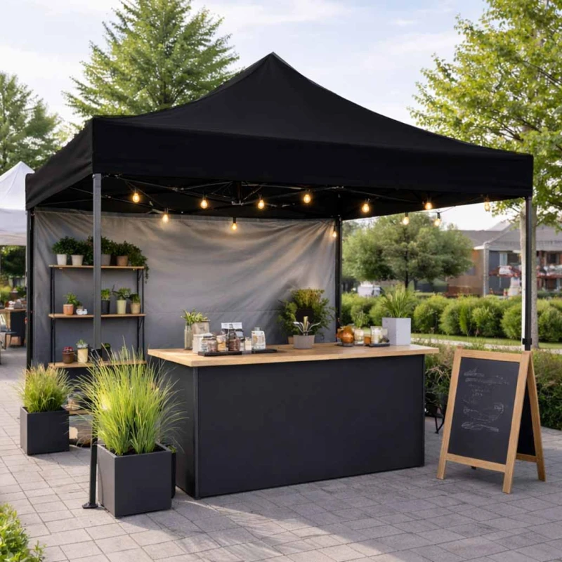 Pawilon ogrodowy LUARO 3x3 m, ekspresowy, 3 ścianki, КІК