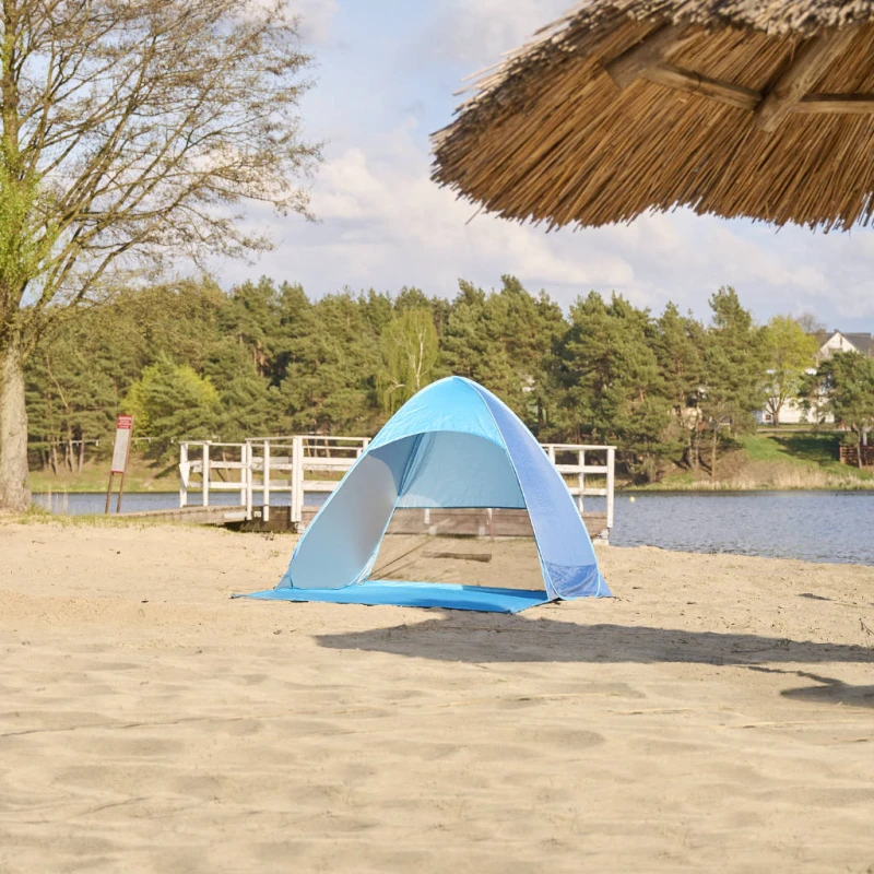 Namiot plażowy КІК samorozkładający UV XXL z moskitierą