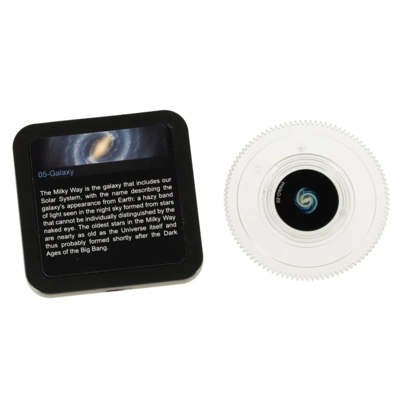 Projektor gwiazd КІК LED USB 12 dysków 360° timer planetarium