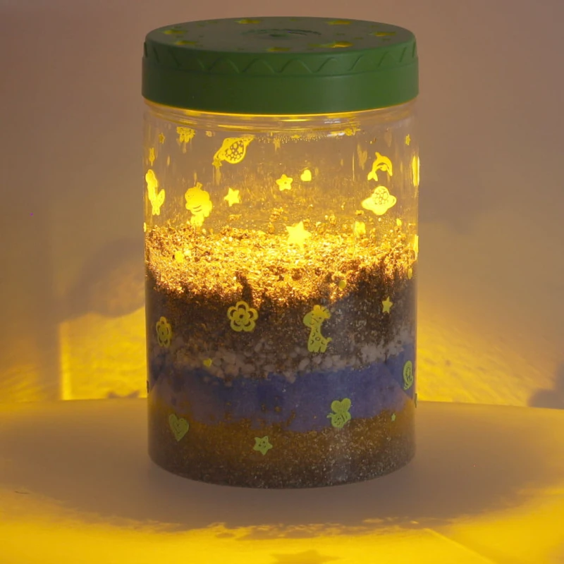 Hodowla dinozaurów terrarium LED 10x10x16 cm КІК SP – edukacyjny