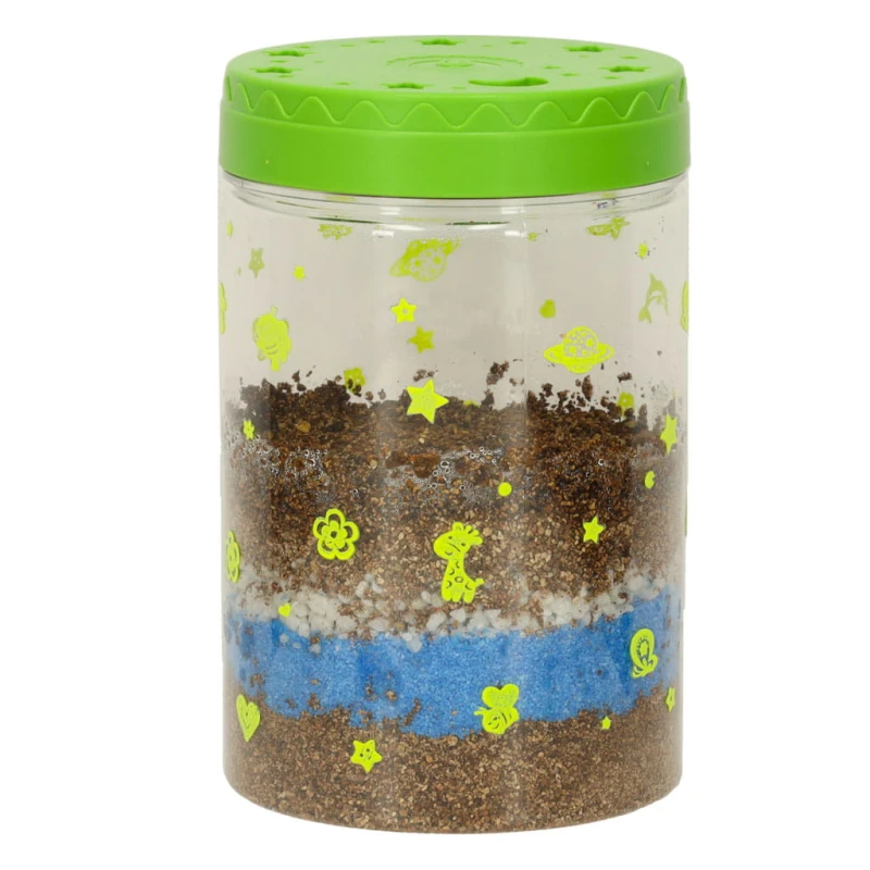 Hodowla dinozaurów terrarium LED 10x10x16 cm КІК SP – edukacyjny