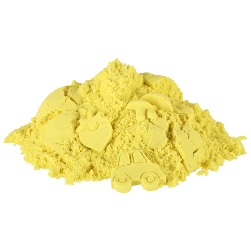 Piasek sensoryczny żółty 1kg КІК СП. Z OO SP. К. - woreczek