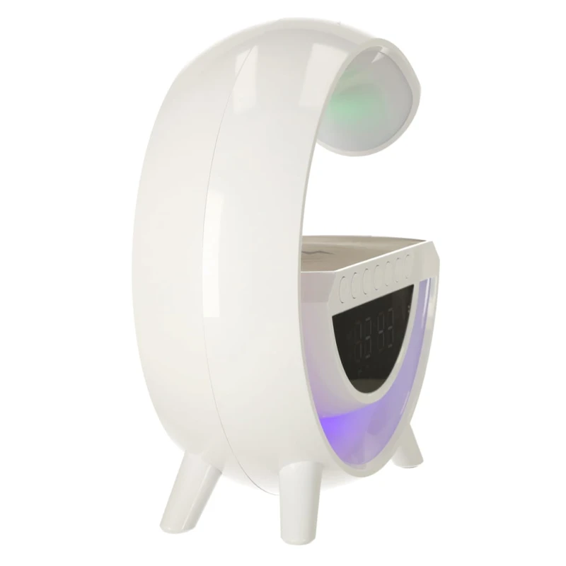 Lampka LED RGB КІК z głośnikiem Bluetooth, ładowarką i radiem