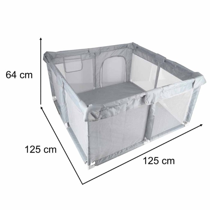 Kojec składany dla dziecka КІК 120x120 cm suchy basen plac zabaw