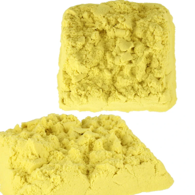 Piasek sensoryczny żółty 1kg КІК СП. Z OO SP. К. - woreczek