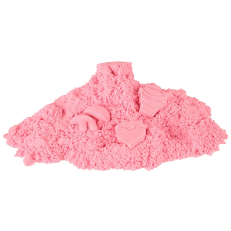 Piasek sensoryczny różowy 1kg КІК СП. Z OO SP. К. - zabawa bez