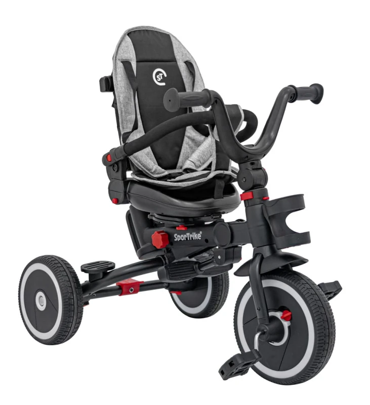 Rowerek Trzykołowy RIDER Szary SPORTRIKE