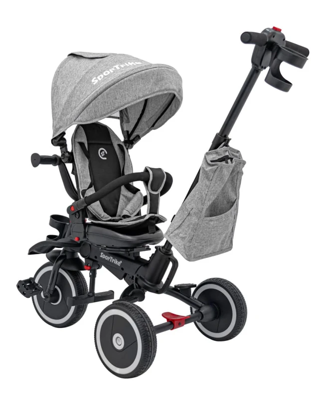 Rowerek Trzykołowy RIDER Szary SPORTRIKE