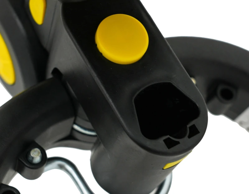 Rowerek trójkołowy Ramiż Happy Bike 3w1 Sportrike żółty z pchaczem