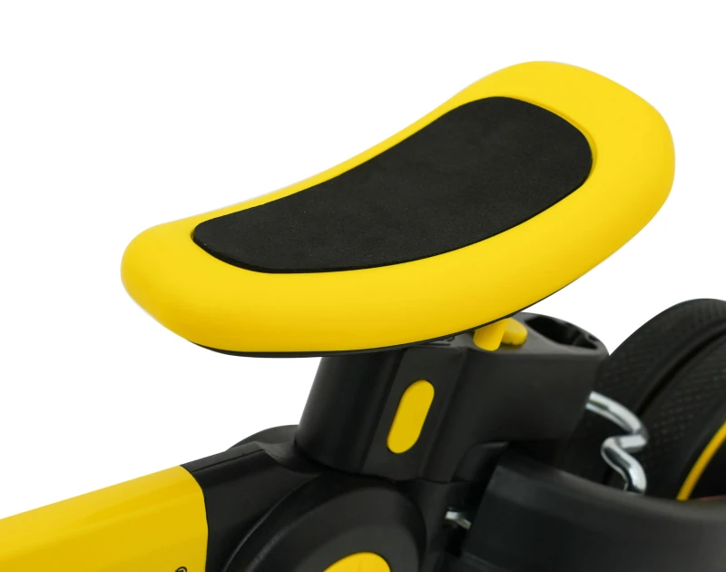 Rowerek trójkołowy Ramiż Happy Bike 3w1 Sportrike żółty z pchaczem