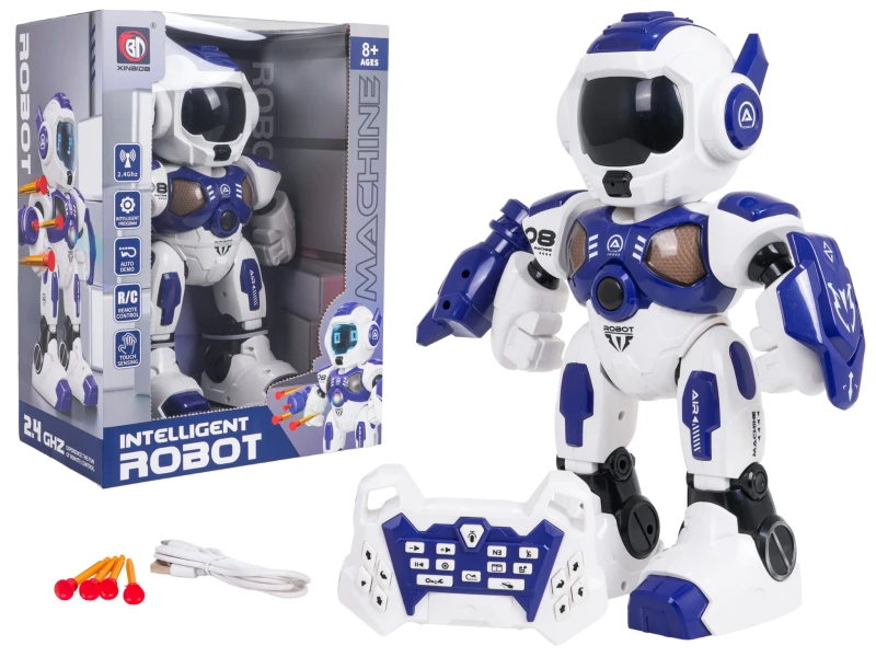 Robot interaktywny Ramiż A08 z funkcją strzelania