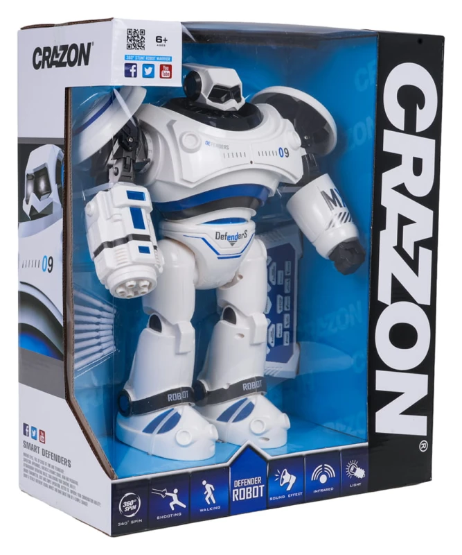 Robot interaktywny Ramiz MX09 niebieski - programowanie ruchow