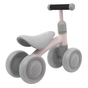 Pierwszy Rowerek biegowy PettyTrike dla dzieci Różowy 4-kołowy Jeździk SporTrike