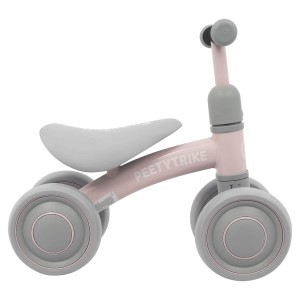 Pierwszy Rowerek biegowy PettyTrike dla dzieci Różowy 4-kołowy Jeździk SporTrike