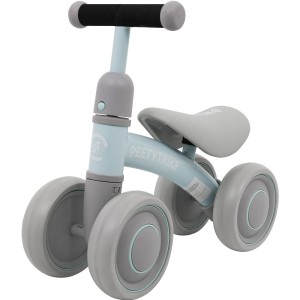 Pierwszy Rowerek biegowy PettyTrike dla dzieci Niebieski 4-kołowy Jeździk SporTrike