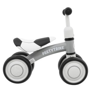 Pierwszy Rowerek biegowy PettyTrike dla dzieci Biały 4-kołowy Jeździk SporTrike