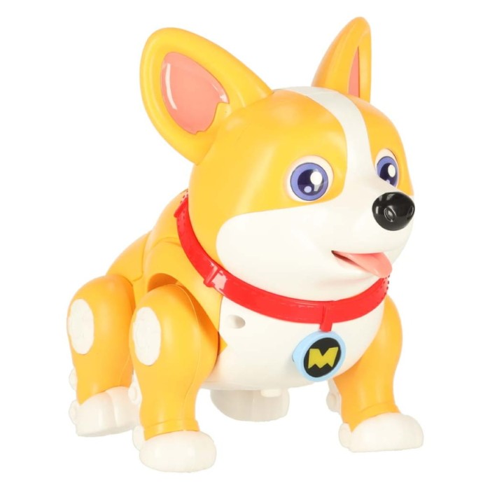 Piesek interaktywny robot Corgi świecące uszy muzyka