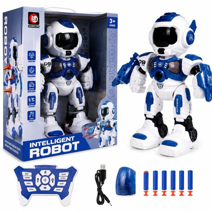Robot interaktywny Ramiż A08 z funkcją strzelania