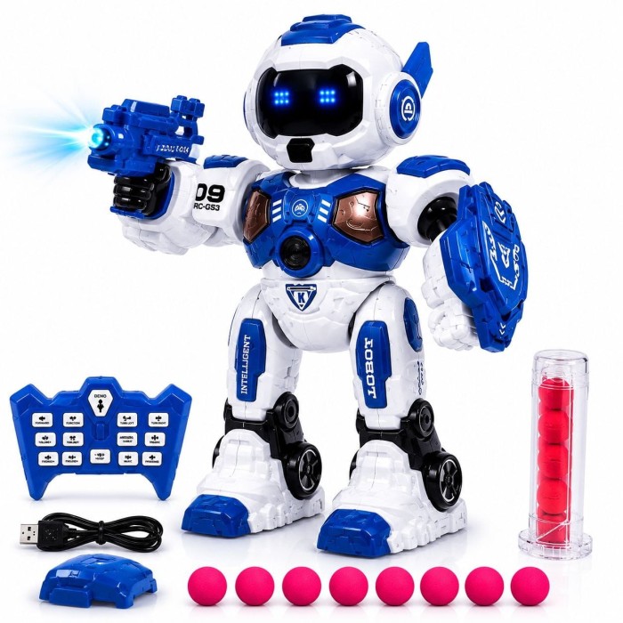 Robot interaktywny Ramiż A08 z funkcją strzelania
