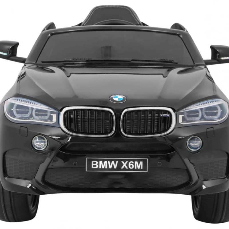 BMW X6M Ramiż samochód elektryczny dla dzieci 3+ czarny lakierowany