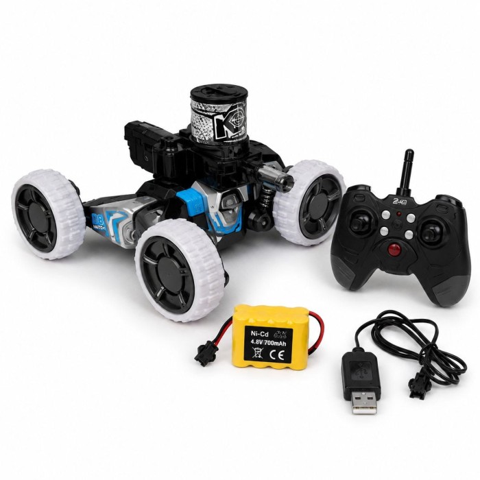 Crawler Ramiż R/C z funkcją strzelania i akcesoriami - pojazd 34 cm