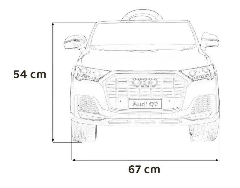 Pojazd Audi Q7 NEW LIFT - Niebieski SUV
