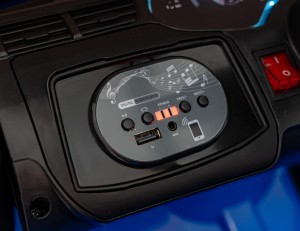 Pojazd elektryczny Audi Q7 Ramiż SUV niebieski - pilot 2.4GHz