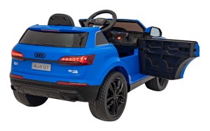Pojazd elektryczny Audi Q7 Ramiż SUV niebieski - pilot 2.4GHz