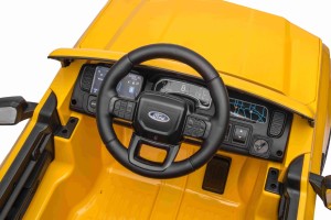 Pojazd akumulatorowy Ramiż Ford Ranger LIFT żółty - 105 cm