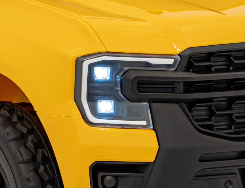 Pojazd akumulatorowy Ramiż Ford Ranger LIFT żółty - 105 cm