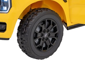 Pojazd akumulatorowy Ramiż Ford Ranger LIFT żółty - 105 cm