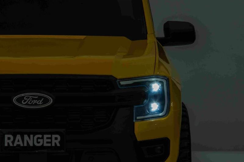 Pojazd Ford Ranger LIFT, Żółty Pickup