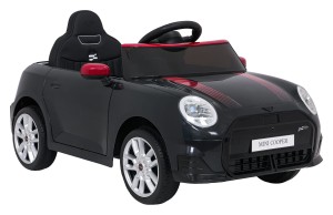 Pojazd elektryczny Mini Cooper na akumulator - czarny, pilot 2,4 GHz
