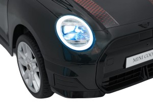 Pojazd elektryczny Mini Cooper na akumulator - czarny, pilot 2,4 GHz