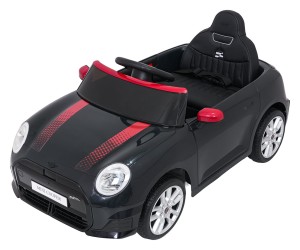 Pojazd elektryczny Mini Cooper na akumulator - czarny, pilot 2,4 GHz